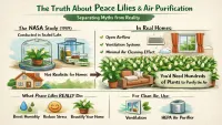 Peace Lily Air Purifier Myth Busted: What It Really Does Indoors