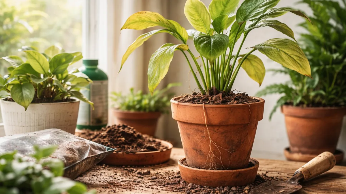 indoor plants grow faster